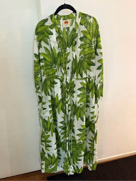 Other - FARM Rio Tropical Banana Leaf Maxi Dress / Cover-Up – Never Worn – Size M
